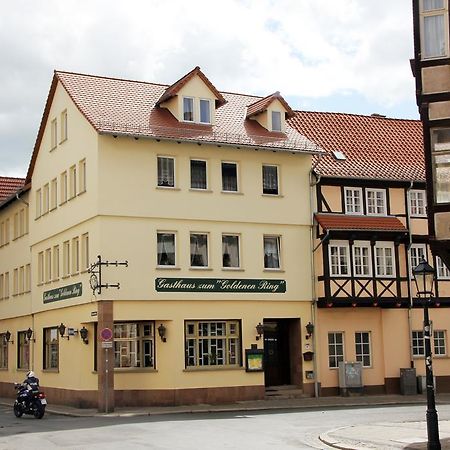 Hotel Garni Zum Goldenen Ring Quedlinburg Zewnętrze zdjęcie